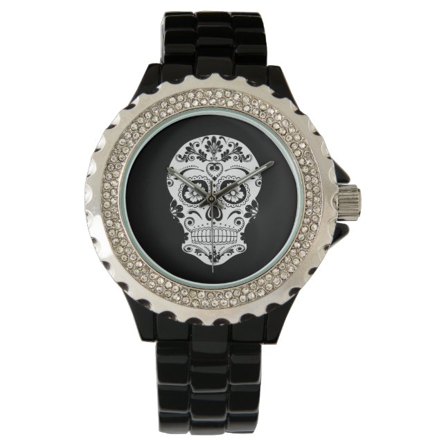 DAY OF THE DEAD SUGAR SKULL WATCH (Front)