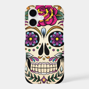 Day of the Dead Sugar Skull with Rose