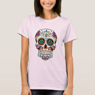 Day of the Dead Sugar Skull Women's Basic T-Shirt