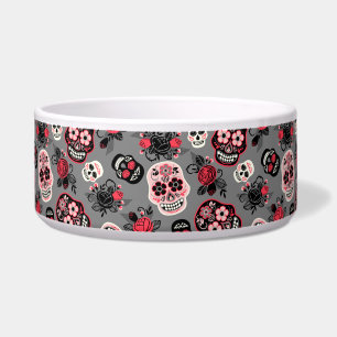 Day of the Dead Sugar Skulls, grey