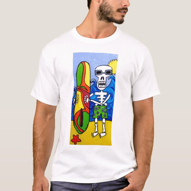 Day of the Dead Surfer T-Shirt (Front)