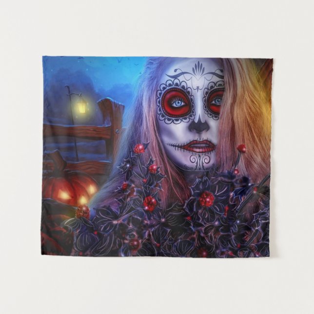 Day of the dead. tapestry (Front (Horizontal))