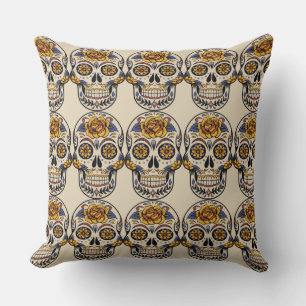 Day of the Dead throw pillow