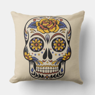 Day of the Dead throw pillow
