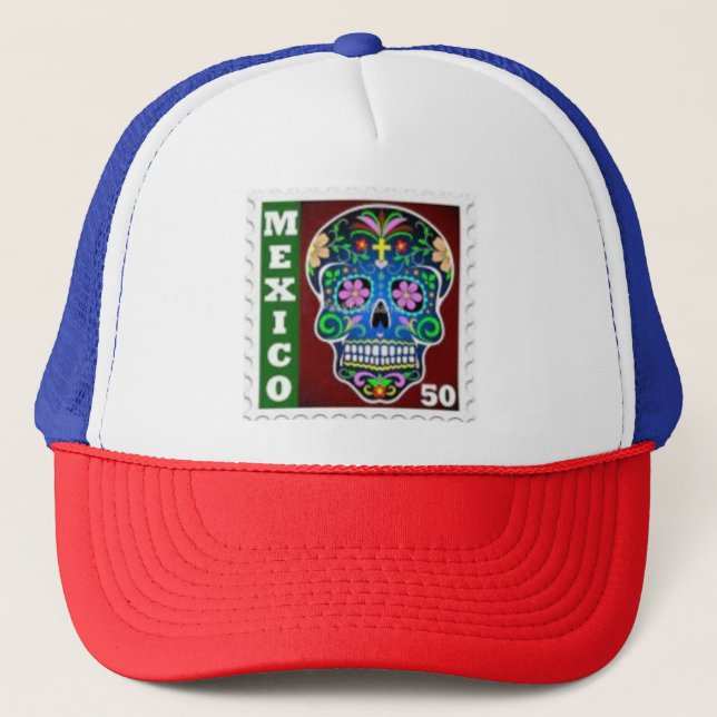 Day of the Dead  Trucker Hat (Front)