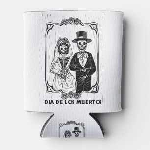 Day Of The Dead wedding Can Cooler