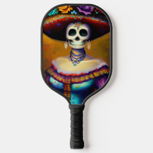 Day of the Dead Woman (1) Pickleball Paddle