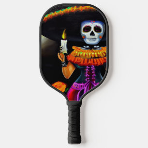 Day of the Dead Woman (2) Pickleball Paddle