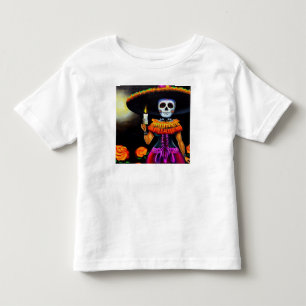 Day of the Dead Woman 2 Toddler T-shirt