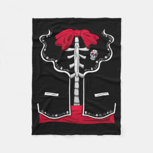 Day Of The Government Agencyd Halloween Costume Fleece Blanket