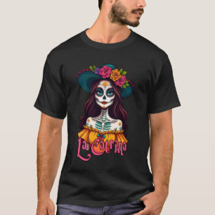 Day of The Moths - Calavera La Catrina Portrait 1 T-Shirt
