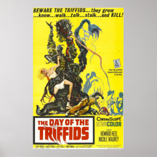 Day of the triffids - Vintage Horror movie Poster