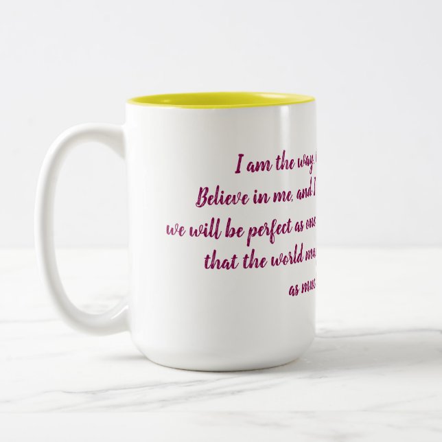 Day of the week Mug: Tuesday Two-Tone Coffee Mug (Left)