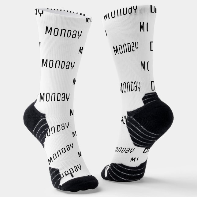 Day of the Week Socks (Angled)
