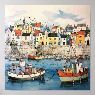 Day Out At The Seaside Poster