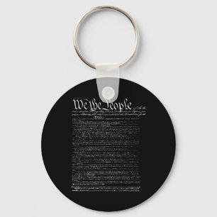 Day Preamble Of The Constitution We The People  Keychain