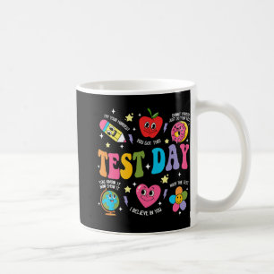 Day Rock The Test Testing Day Motivational Teacher Coffee Mug
