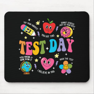 Day Rock The Test Testing Day Motivational Teacher Mouse Pad