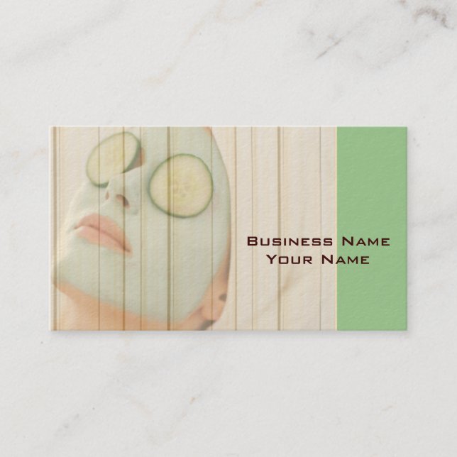 Day Spa Business Card (Front)