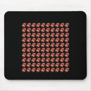 Day Student Boys Girls Football 100 Days Of School Mouse Pad