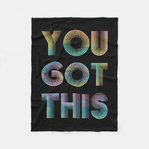 Day Teacher Shirt You Got This Gifts For Women Kid Fleece Blanket