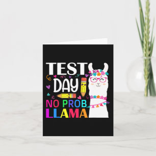 Day Test Day No Prob Llama Llama Teacher Card