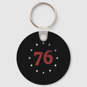 Day The Spirit 76 Shirt Retro 4th Of July Gift  Keychain