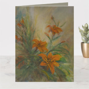 Day "Tiger" Lilies 8.5 x 11" Card