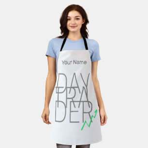 Day Trader and Cryptocurrencies Stock Exchange Apron