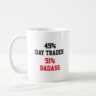 Day Trader Badass Coffee Mug