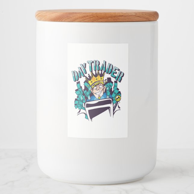 Day Trader Gift Idea Food Label (Front)