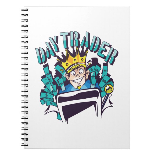 Day Trader Gift Idea Notebook (Front)