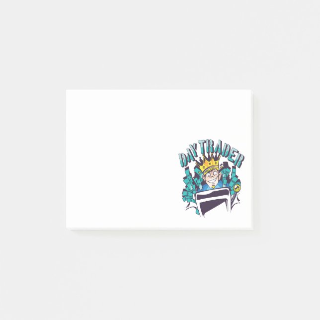 Day Trader Gift Idea Post-it Notes (Front)