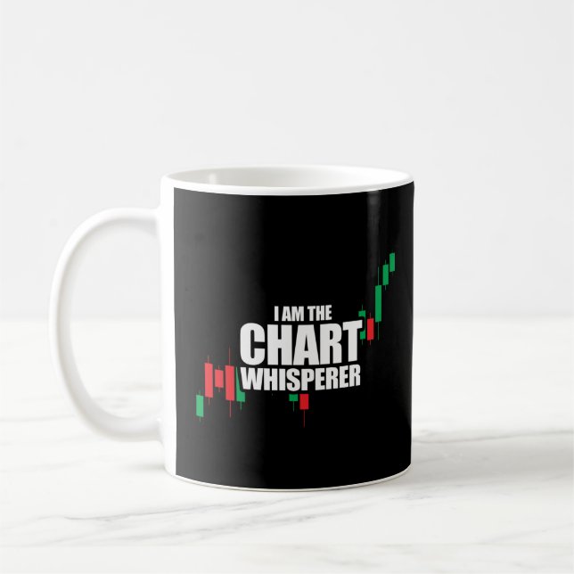 Day Trader Stock Options Charts Technical Analysis Coffee Mug (Left)