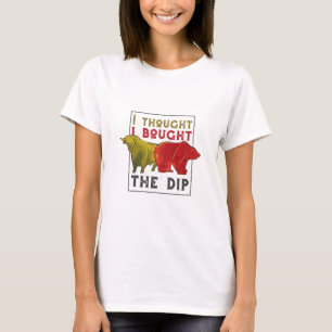 Day Traders Gift - Bull and Bear Quote T-Shirt