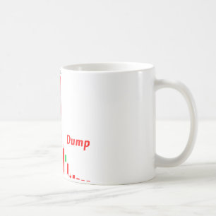 Day Trading: Pump and Dump Stock Pattern Coffee Mug