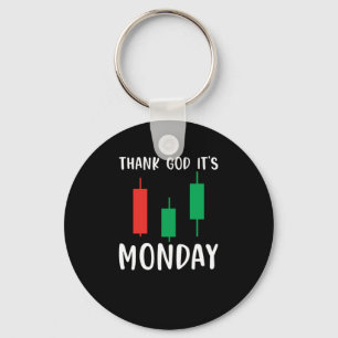 Day Trading Trader Stock Market Keychain