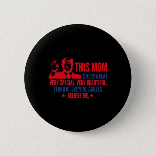 Day Trump Funny Quotes Election 2020  2 Inch Round Button (Front)