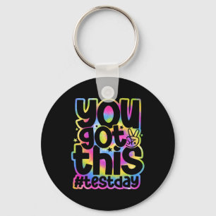 Day You Got This Staar Testing Motivational Teache Keychain