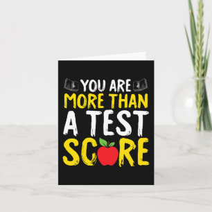 Day You're More Than A Test Score State Testing Bo Card