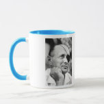 Dayan, Moshe Israeli Leader Mug<br><div class="desc">Moshe Dayan is one of the enigmatic leaders of Israel throughout the history of the country. The mug has a picture of Dayan on one side and one the other his name and information about his life. The mug can be customized: sizes, styles, colours, images, and text. For more items...</div>