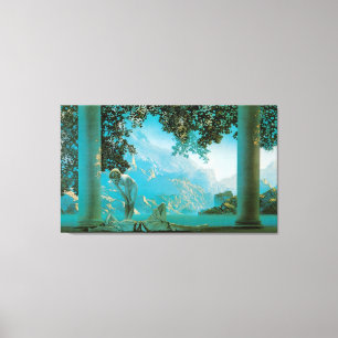 Daybreak, 1922, Maxfield Parrish Canvas Print