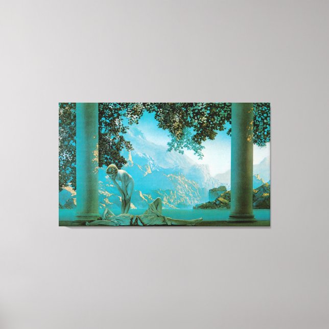 Daybreak, 1922, Maxfield Parrish Canvas Print (Front)
