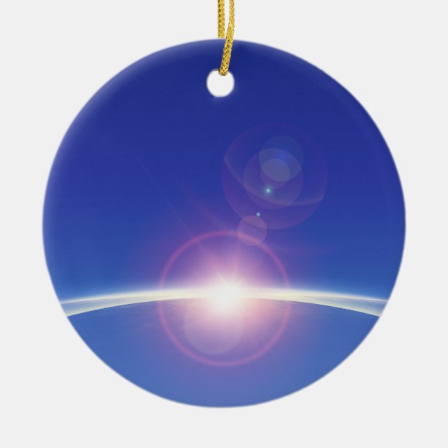 Daybreak  ceramic ornament (Front)