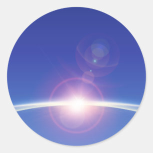 Daybreak  classic round sticker