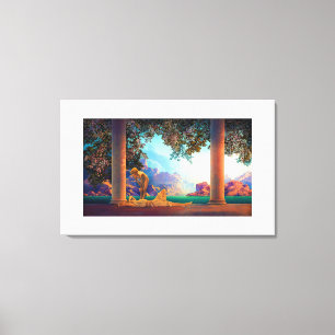 DAYBREAK Maxfield Parrish 1922 ... 2025 Canvas Print