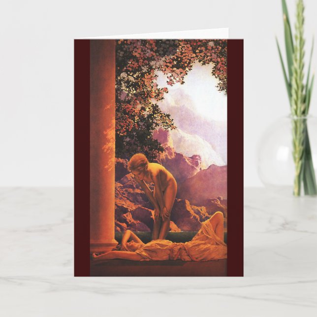 Daybreak, Maxfield Parrish Card (Front)