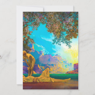 Daybreak Maxfield Parrish Invitation