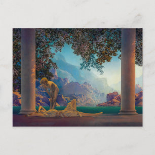 Daybreak   Maxfield Parrish   Postcard