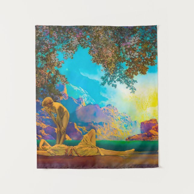 Daybreak Maxfield Parrish Tapestry (Front)